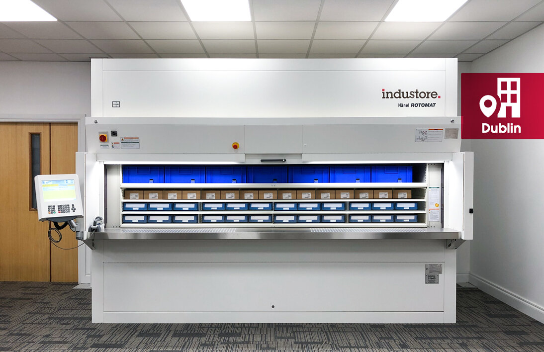 storage retrieval system in Industore's demo centre
