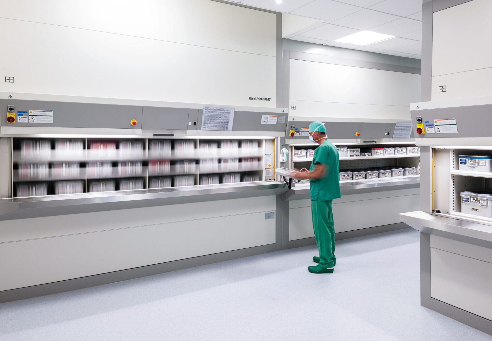 Sterile storage for healthcare, critical small parts and tooling storage