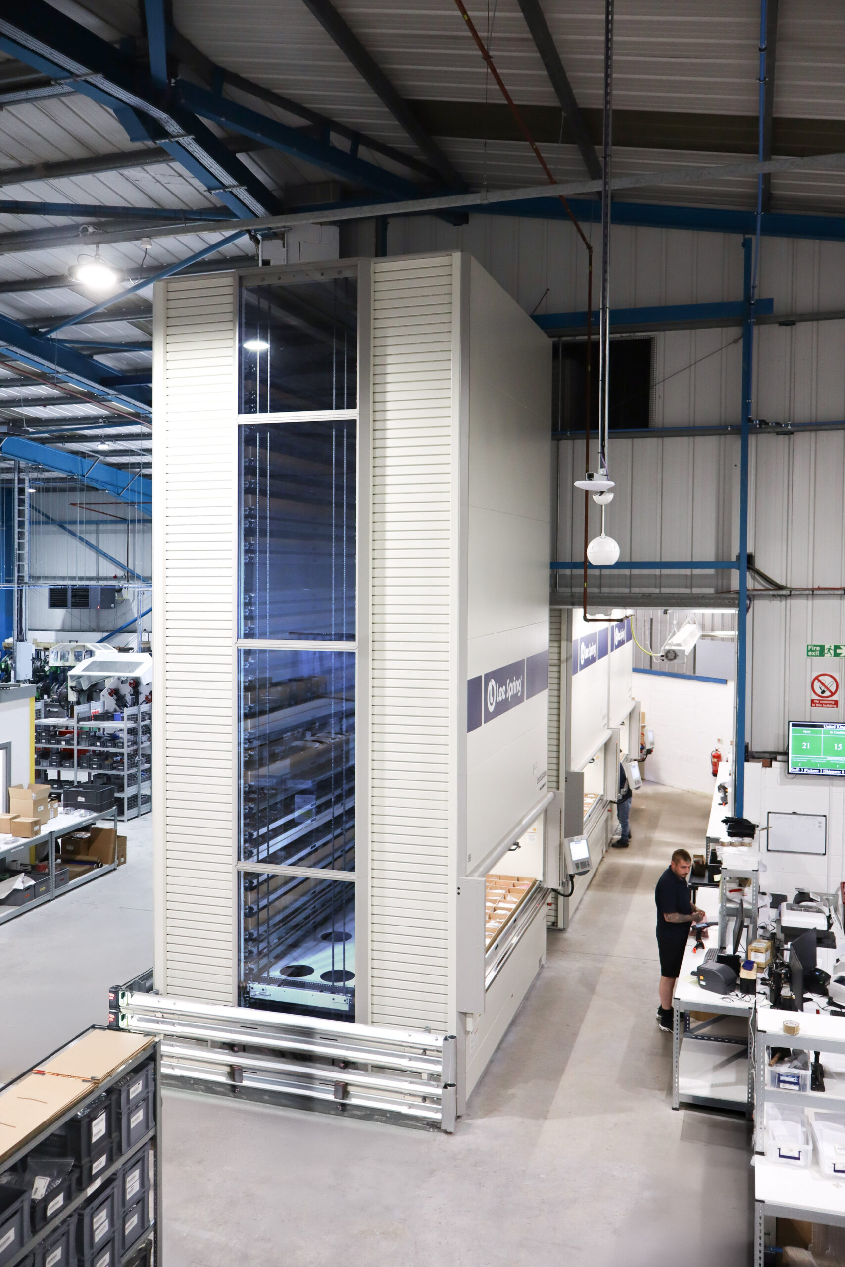 Vertical lift modules (VLM) at Lee Spring
